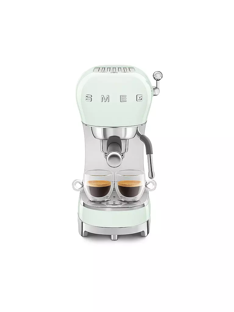 SMEG Espresso Kaffeemaschine 50s Retro Style Pastellgruen ECF02PGEU